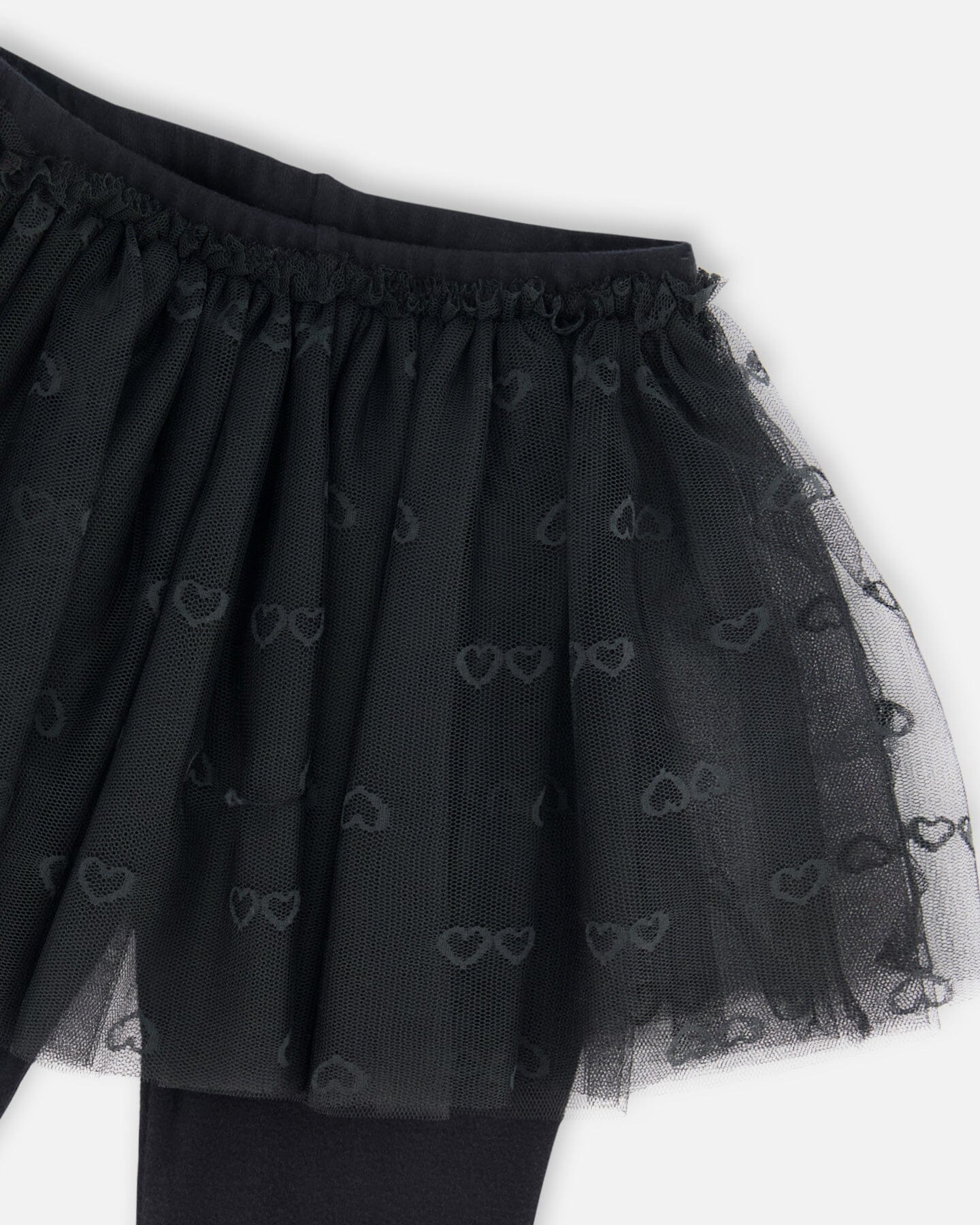 Black Tulle Legging Skirt Set