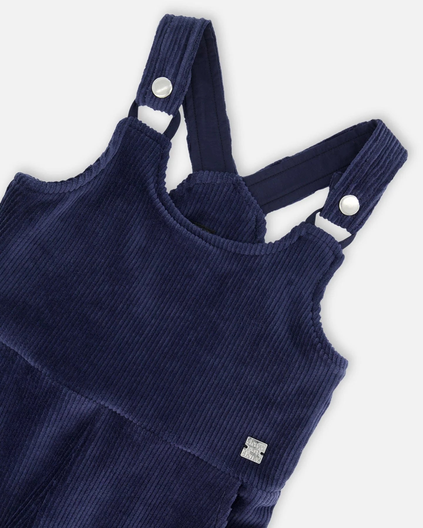 Navy Blue Corduroy Sretch Overalls