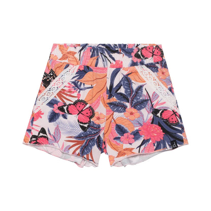 Black Tied T Luau Short Set