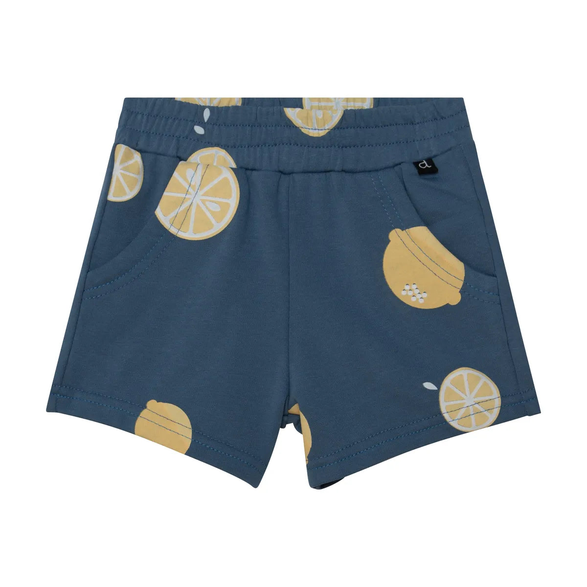 Blue 'Lemon-UP' Short Set